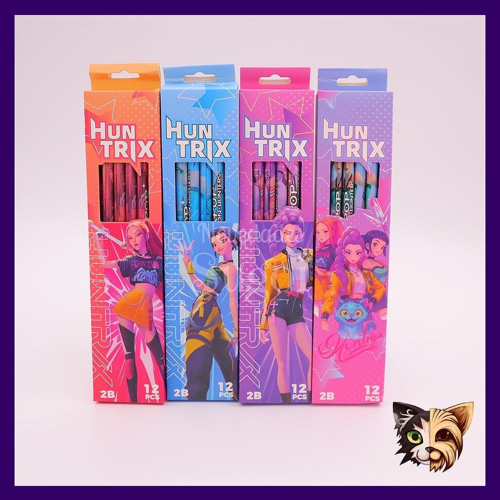 Set de 12 lápices Guerreras Kpop