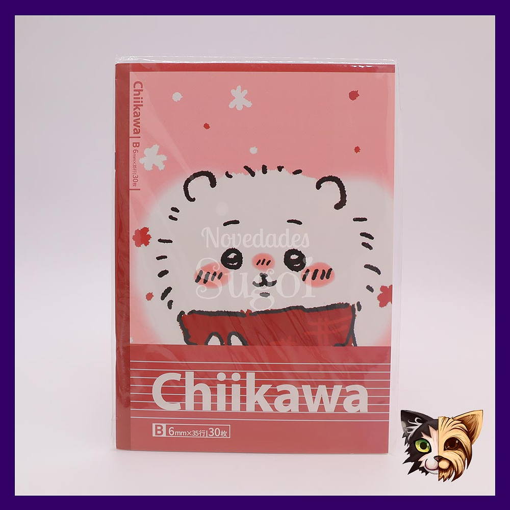 Libreta Lineas Chiikawa