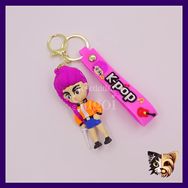 Llavero Goma Guerreras K-pop