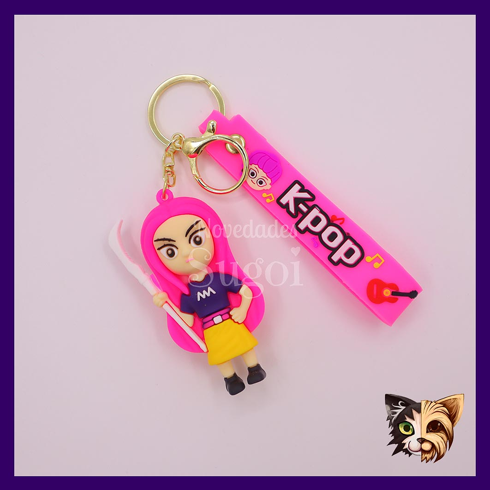 Llavero Goma Guerreras K-pop