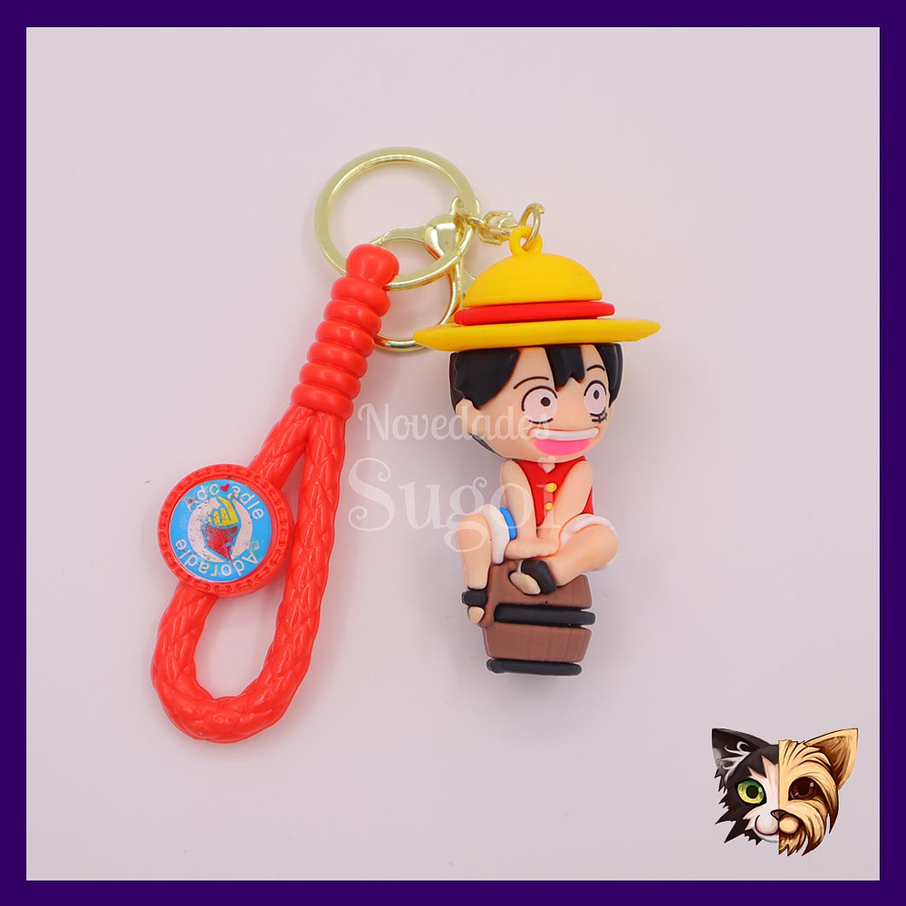 Llavero Goma One Piece 