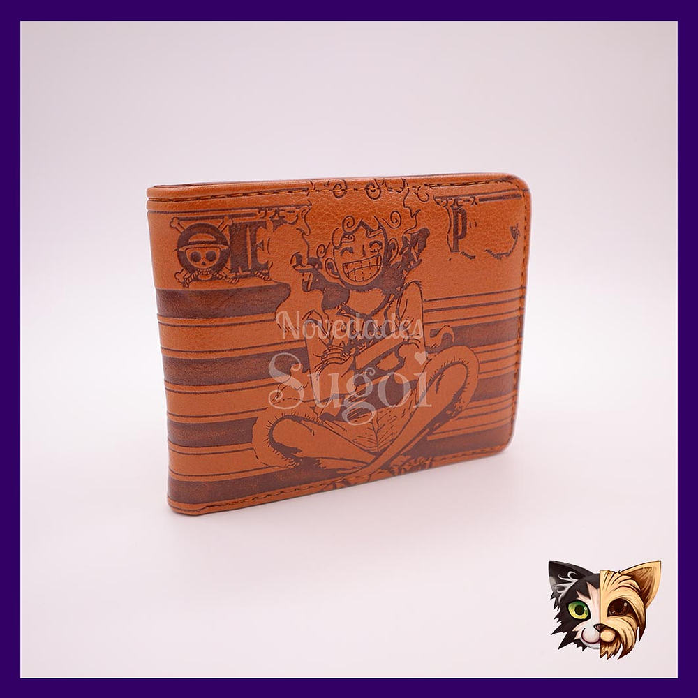 Billetera One Piece Cuerina Luffy