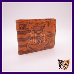 Billetera One Piece Cuerina Luffy