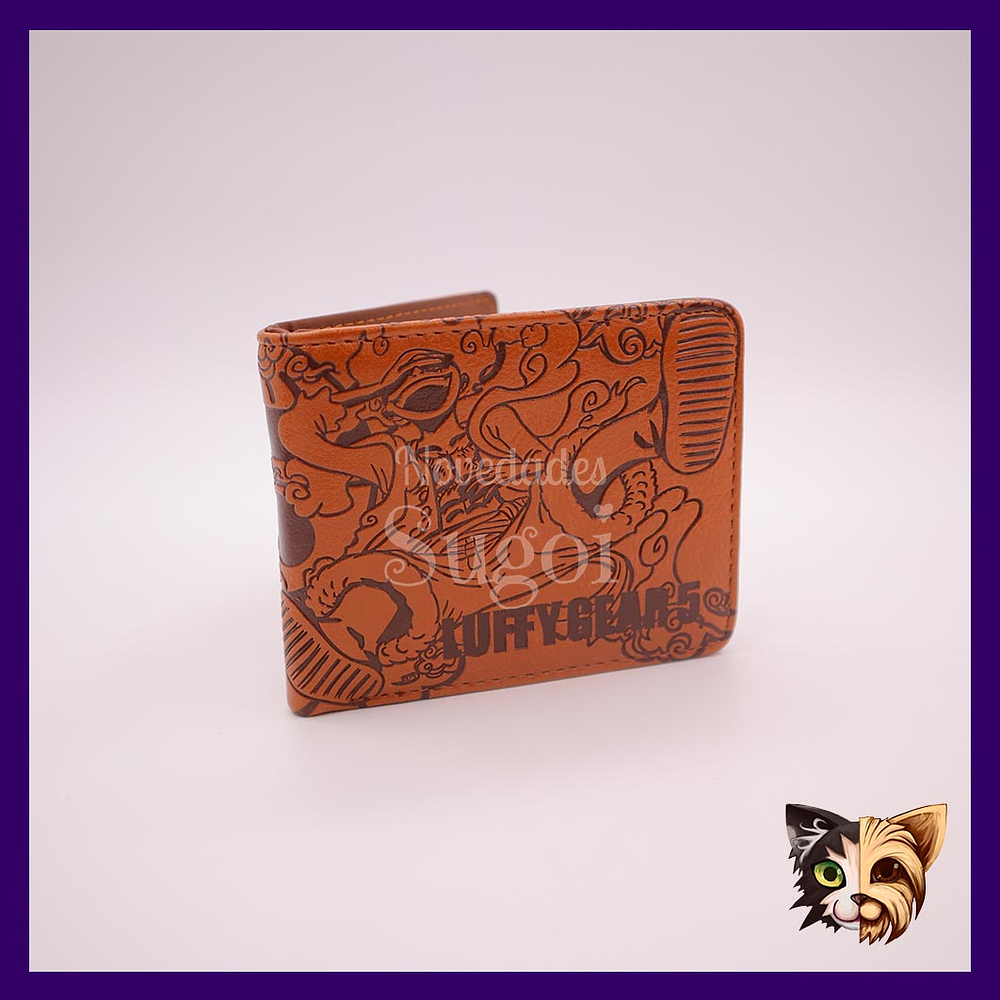 Billetera One Piece Cuerina Luffy