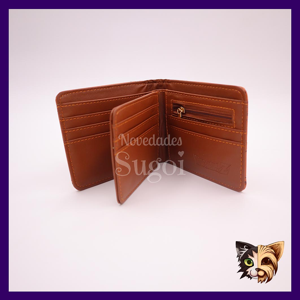 Billetera Cuerina Dragon Ball