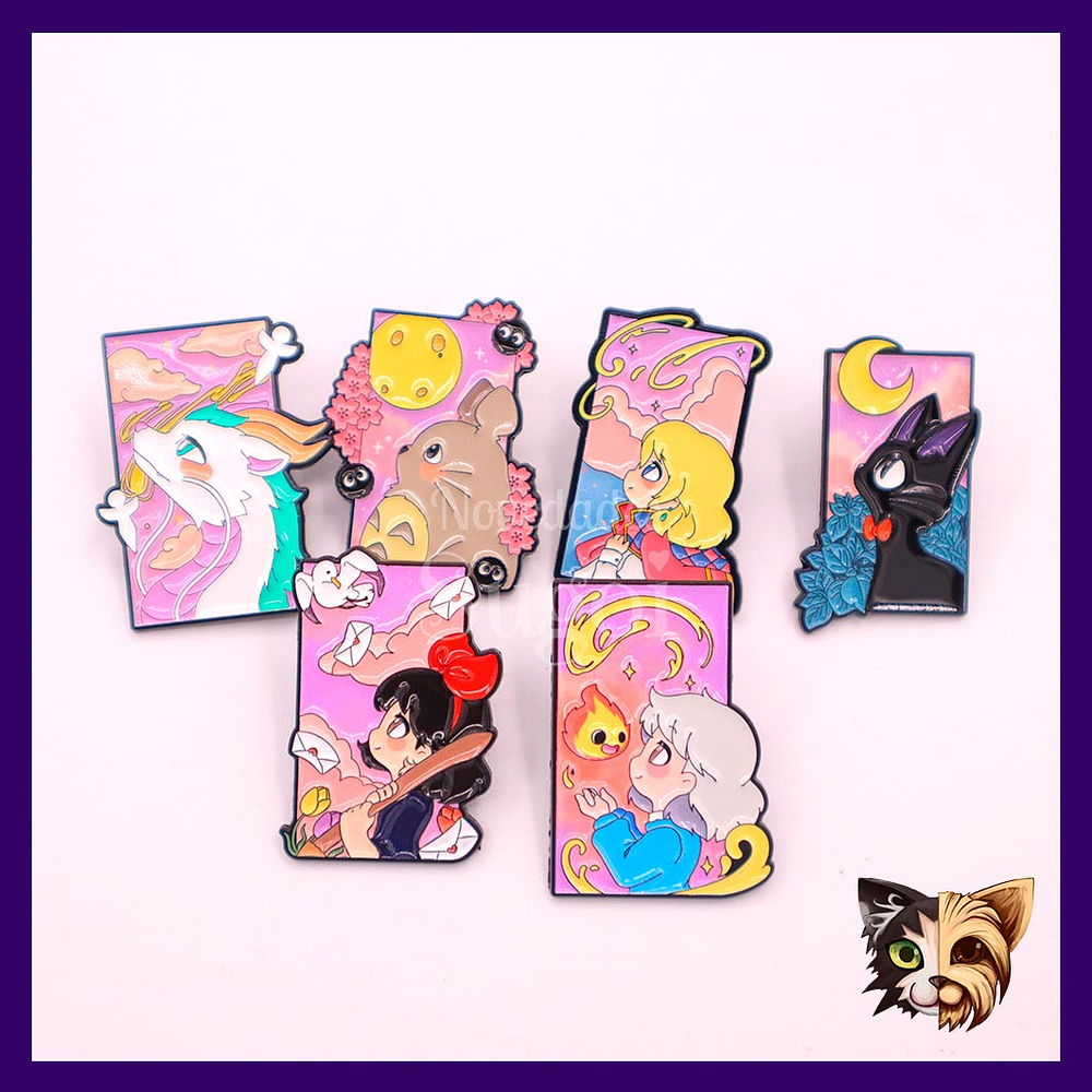 Pin Personajes Ghibli 