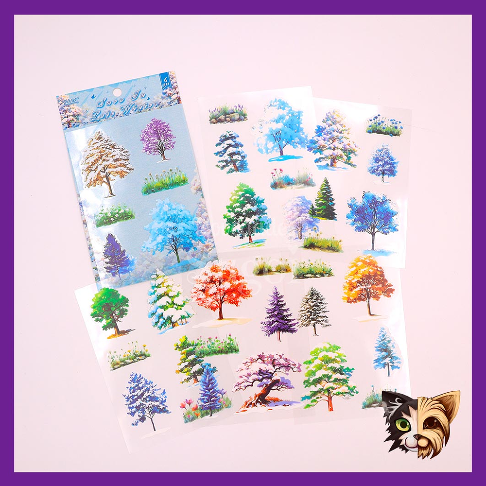 Sticker árboles