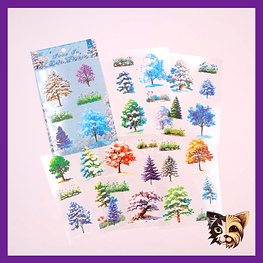 Sticker árboles