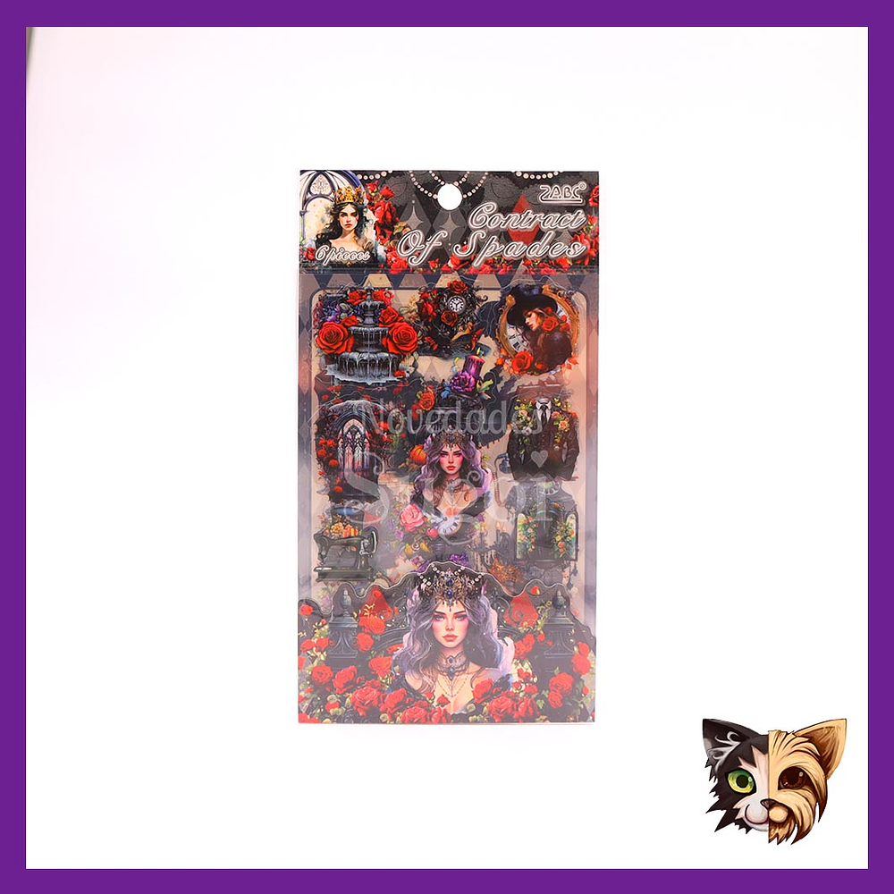 Sticker Mujer Vintage 