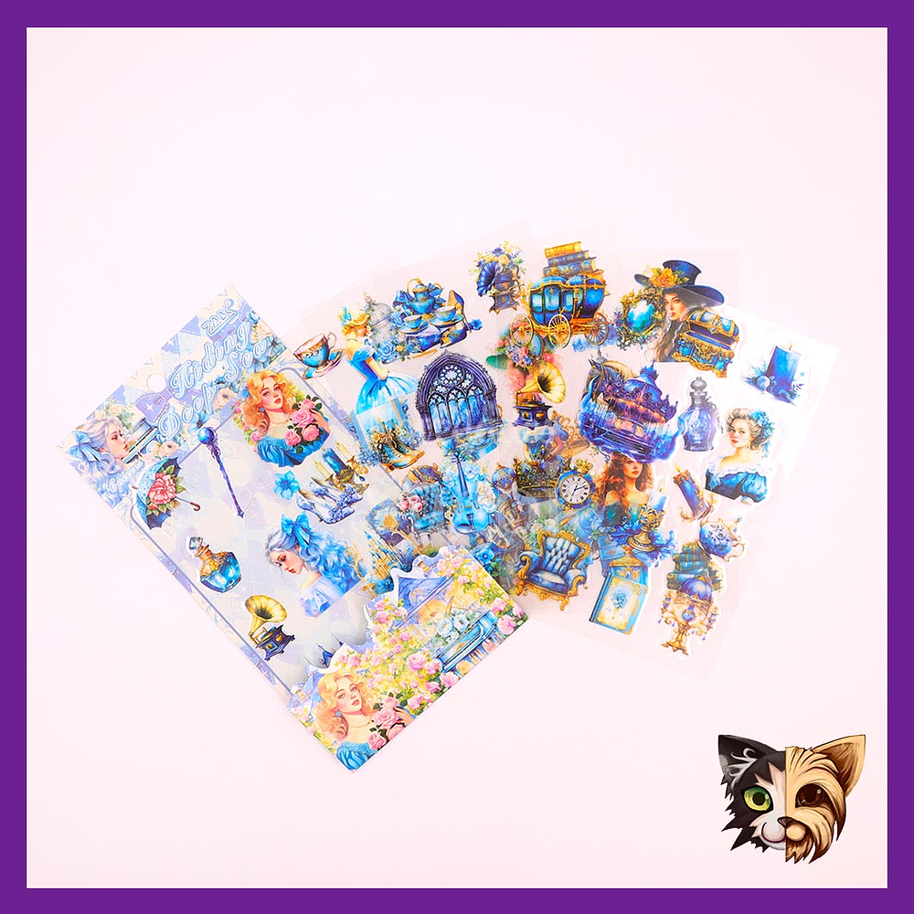 Sticker Mujer Vintage 