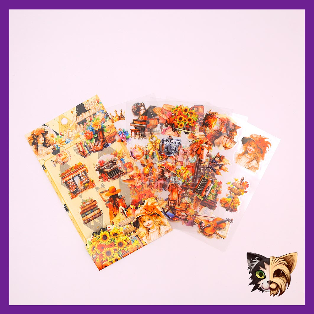 Sticker Mujer Vintage 