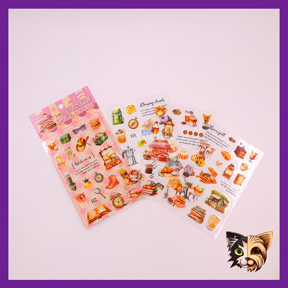 Sticker temáticos 4pcs 