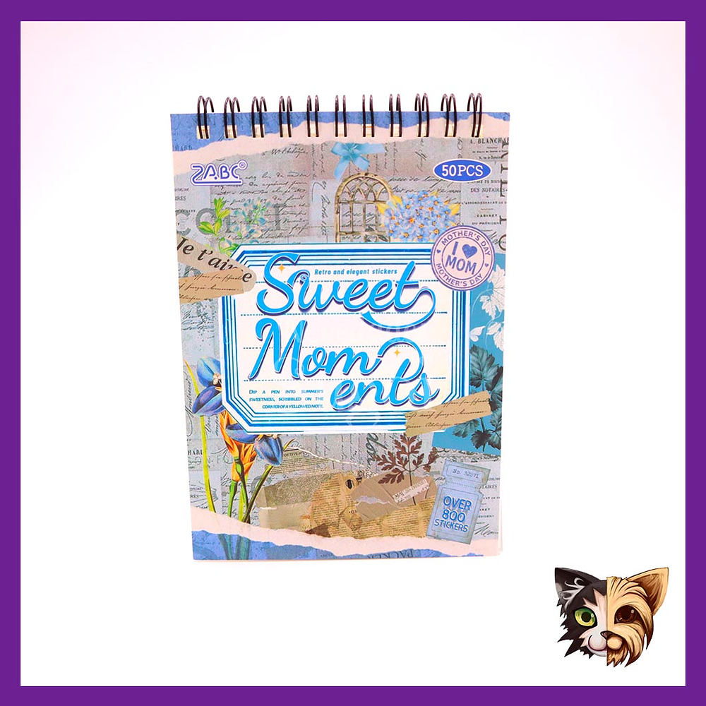 Libreta de Stickers Vintage