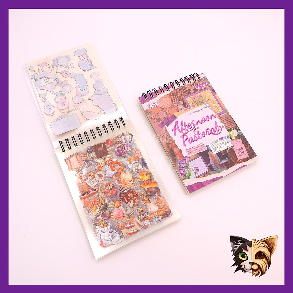 Libreta de Stickers Vintage