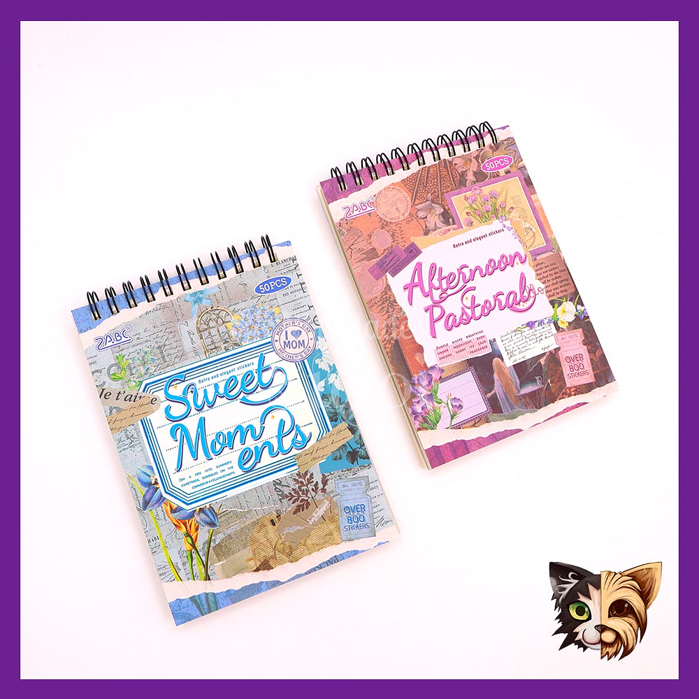 Libreta de Stickers Vintage