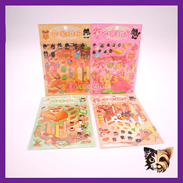 Sticker escenario 3D