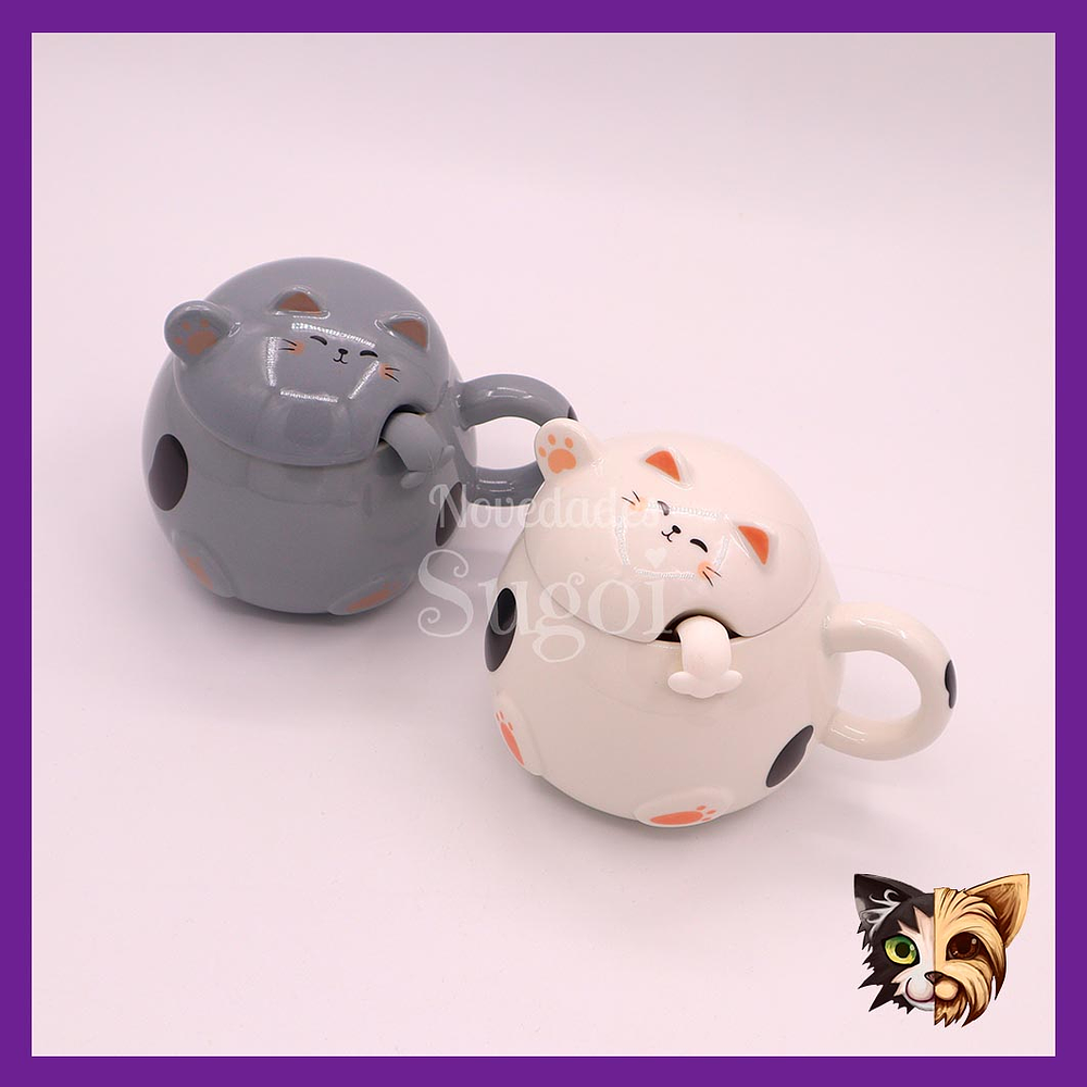 Taza gato gordito