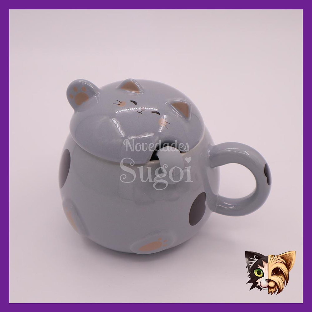 Taza gato gordito