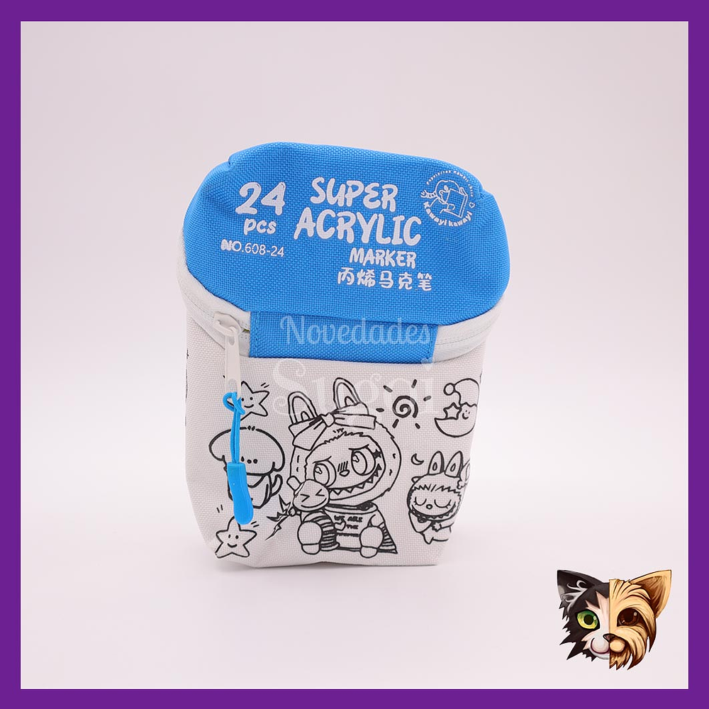 Estuche Súper acrilic Lemetutu 