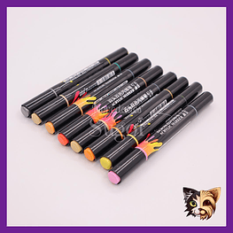 Set Acrylic marker doble 8pcs