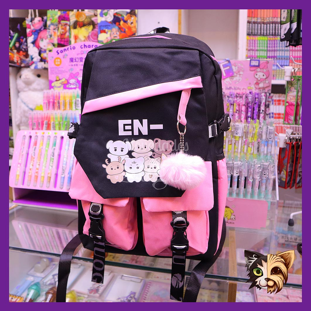 Mochila Kpop Pompom
