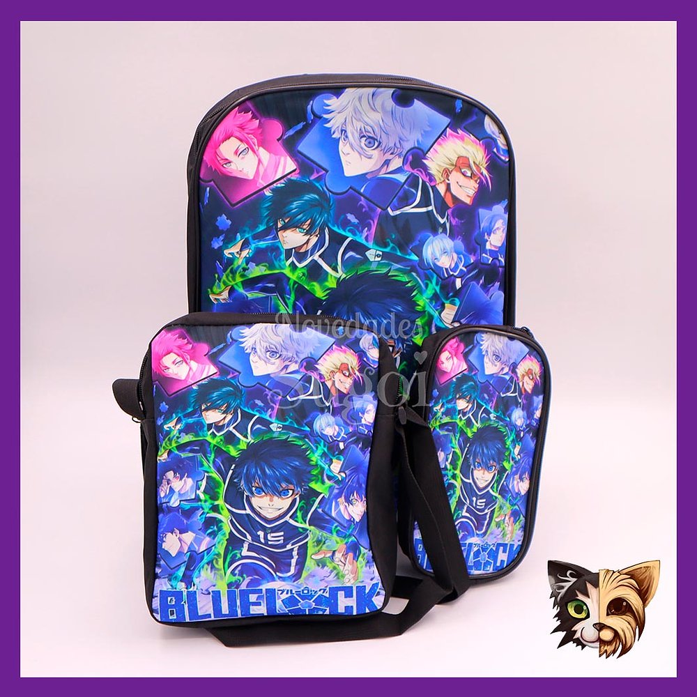 Set Mochila Blue Lock