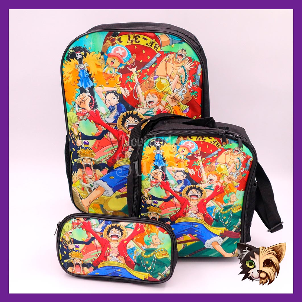 Set Mochila One piece