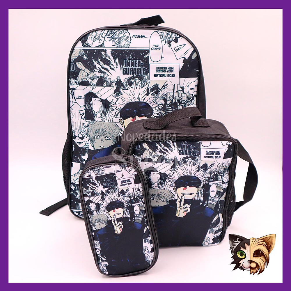 Set Mochila Gojo Jujutsu Kaisen 