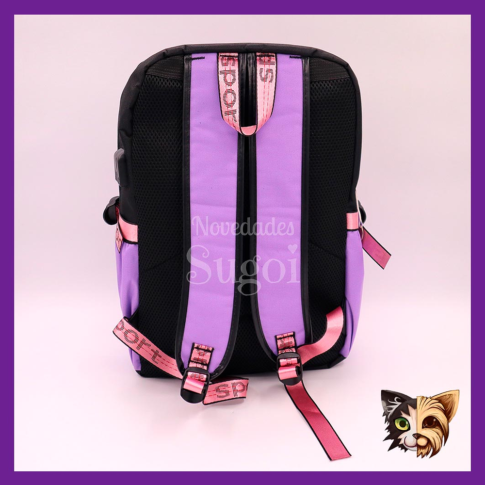 Mochila Huntrix Lila - Guerreras K-pop