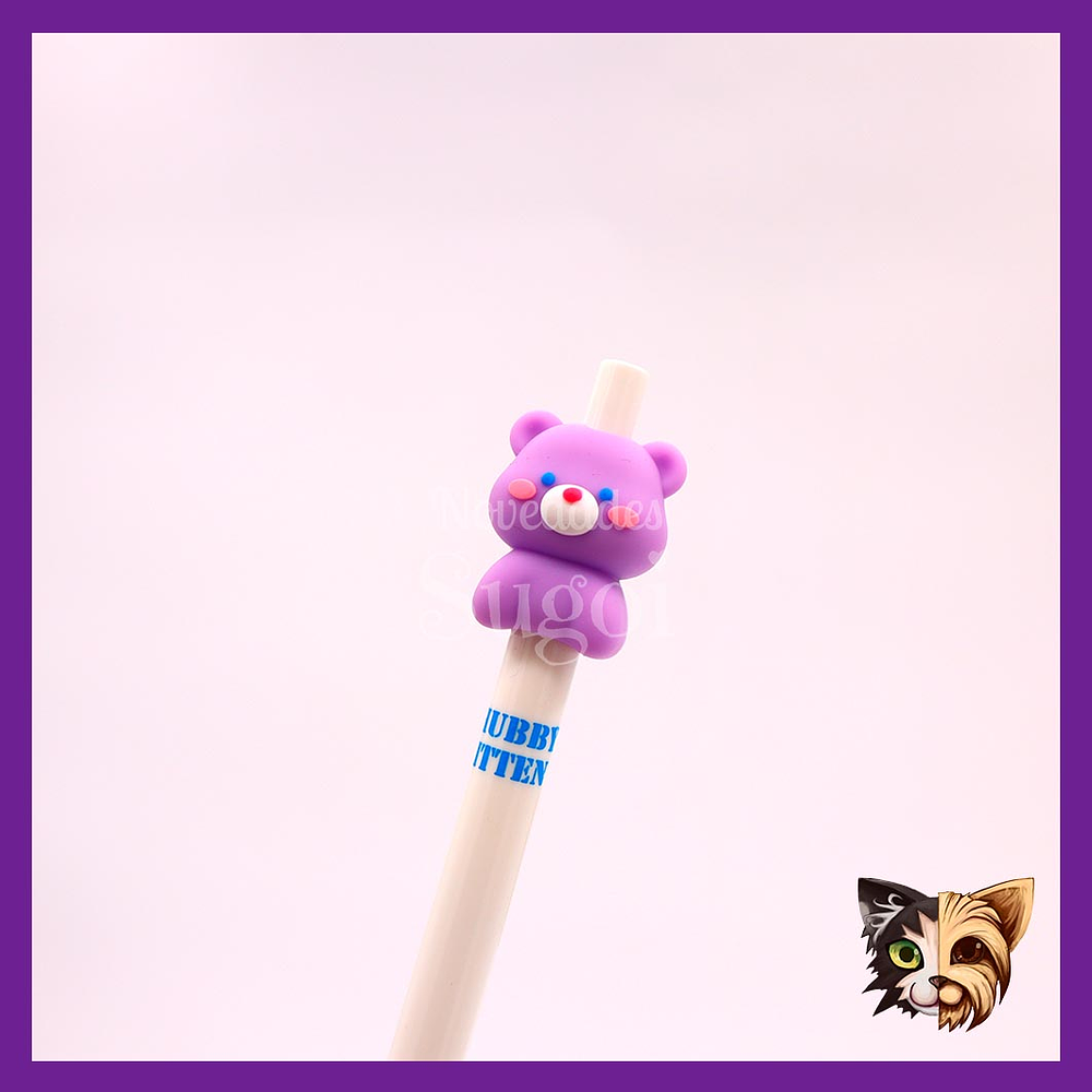 Lápiz Diseño Animales - Tinta azul