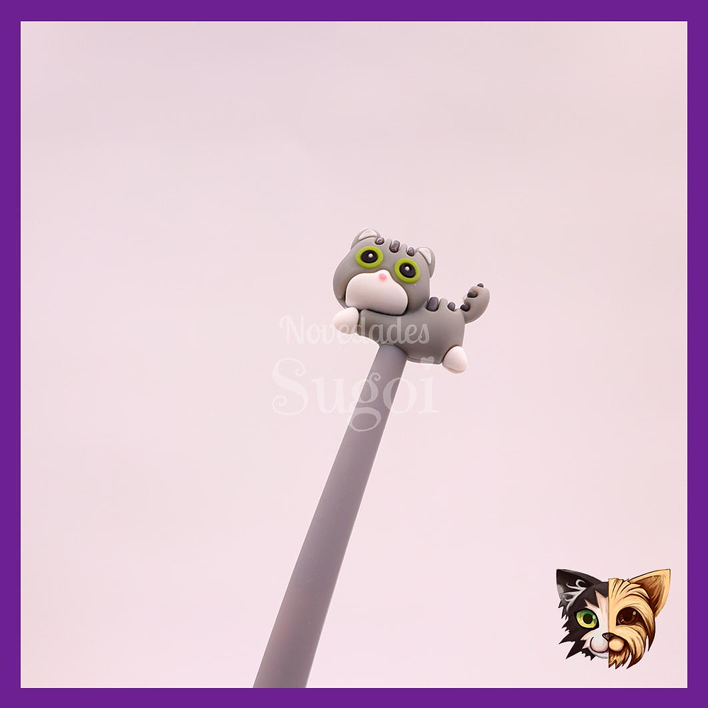 Lapiz Running cat - Tinta azul