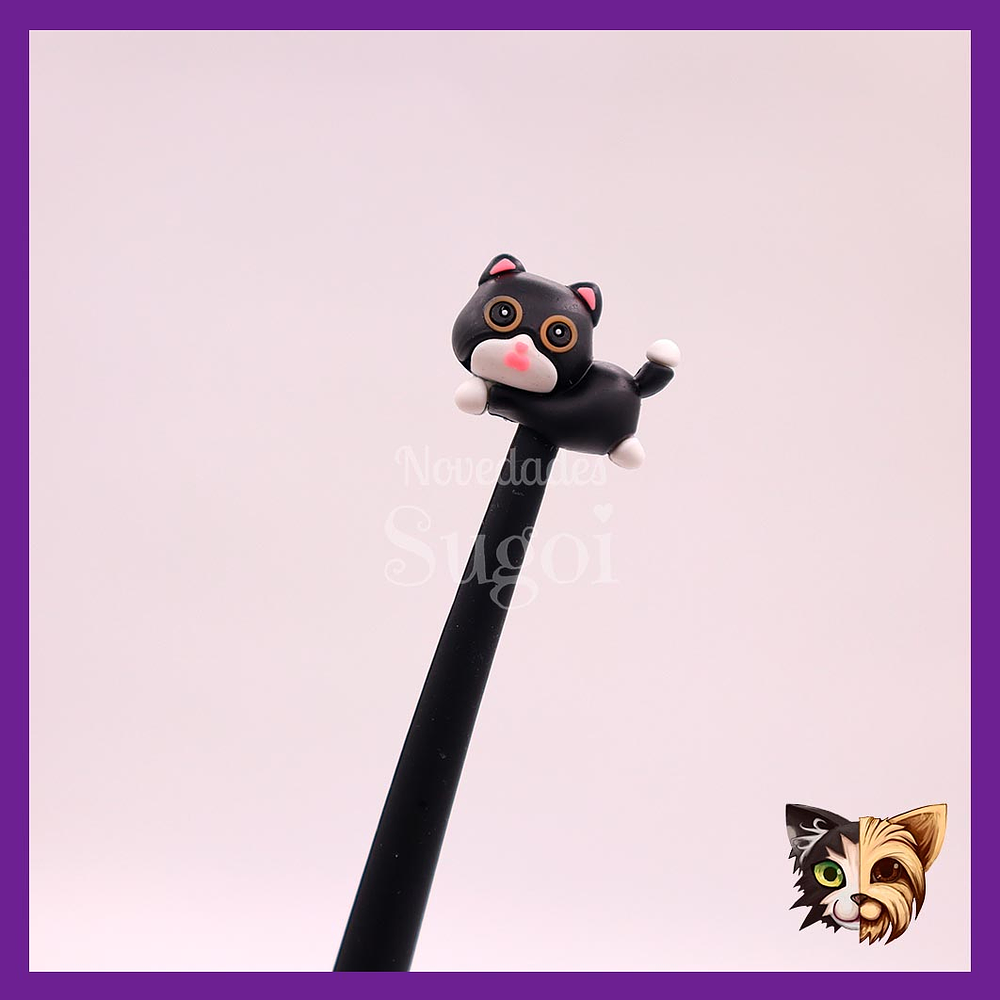 Lapiz Running cat - Tinta azul