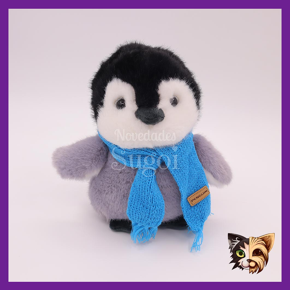 Peluche Pingüinos con Bufanda