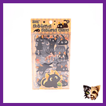 Set sticker gato negro