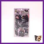 Set sticker gato negro