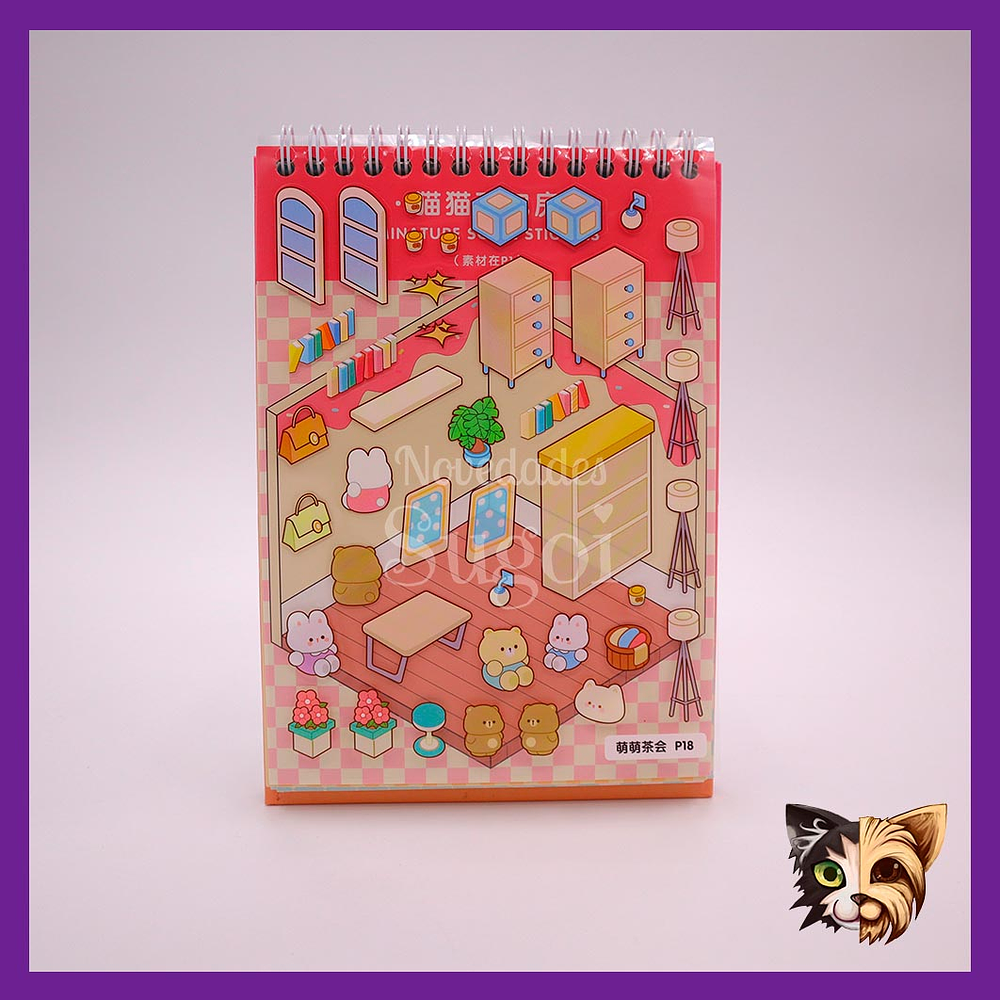 Set Sticker escenario 3D