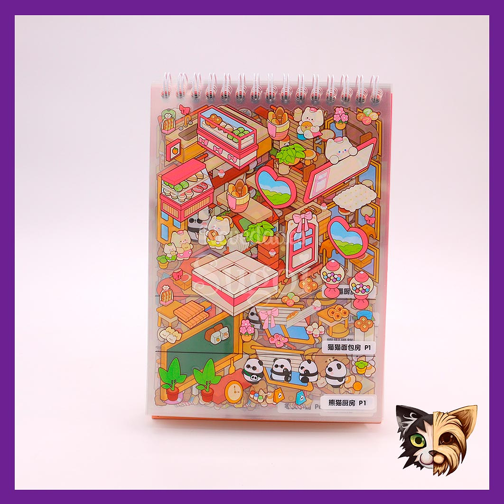 Set Sticker escenario 3D