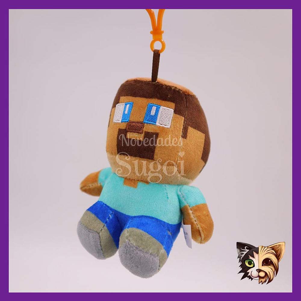 Llavero Minecraft peluche