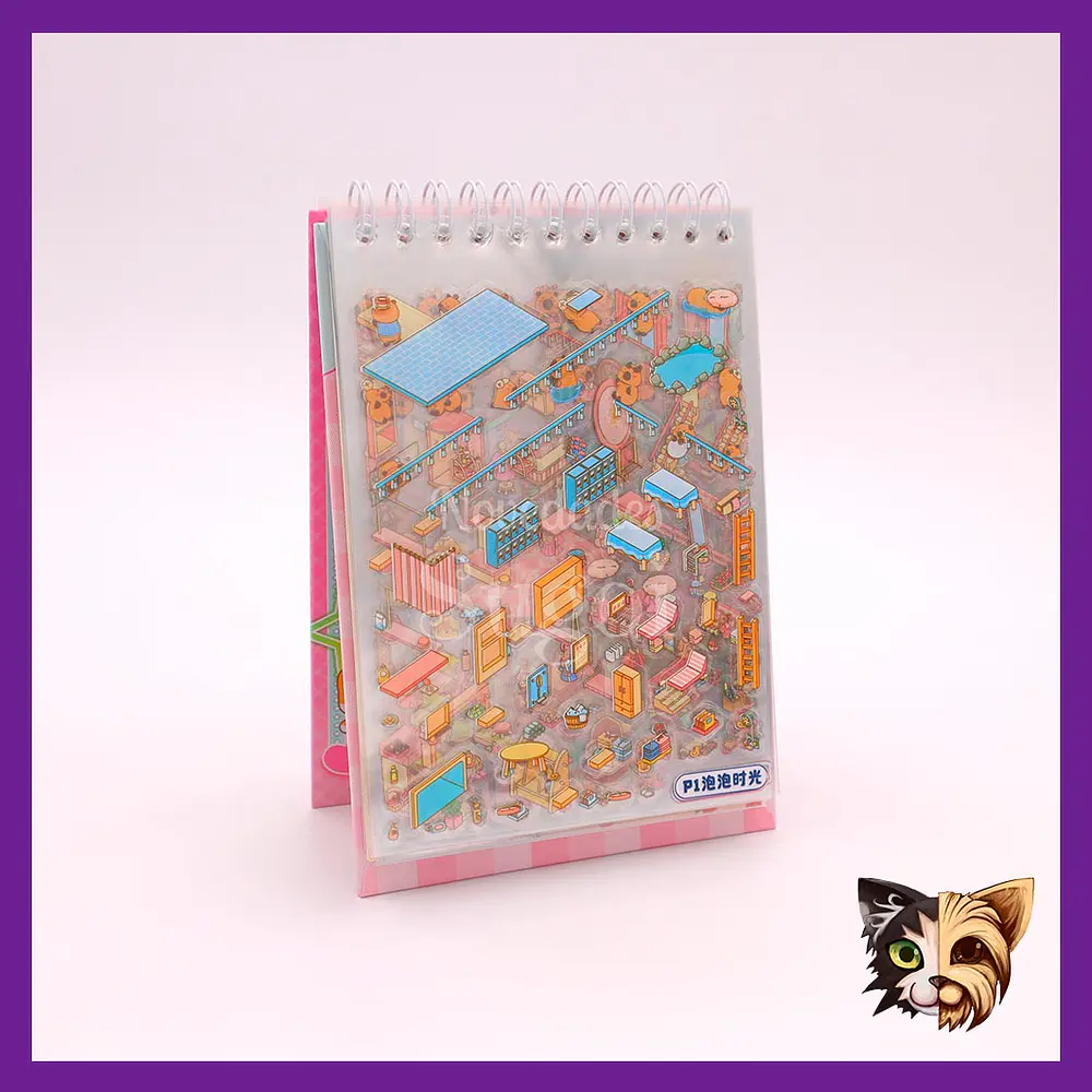 Cuadernillo sticker 3D 