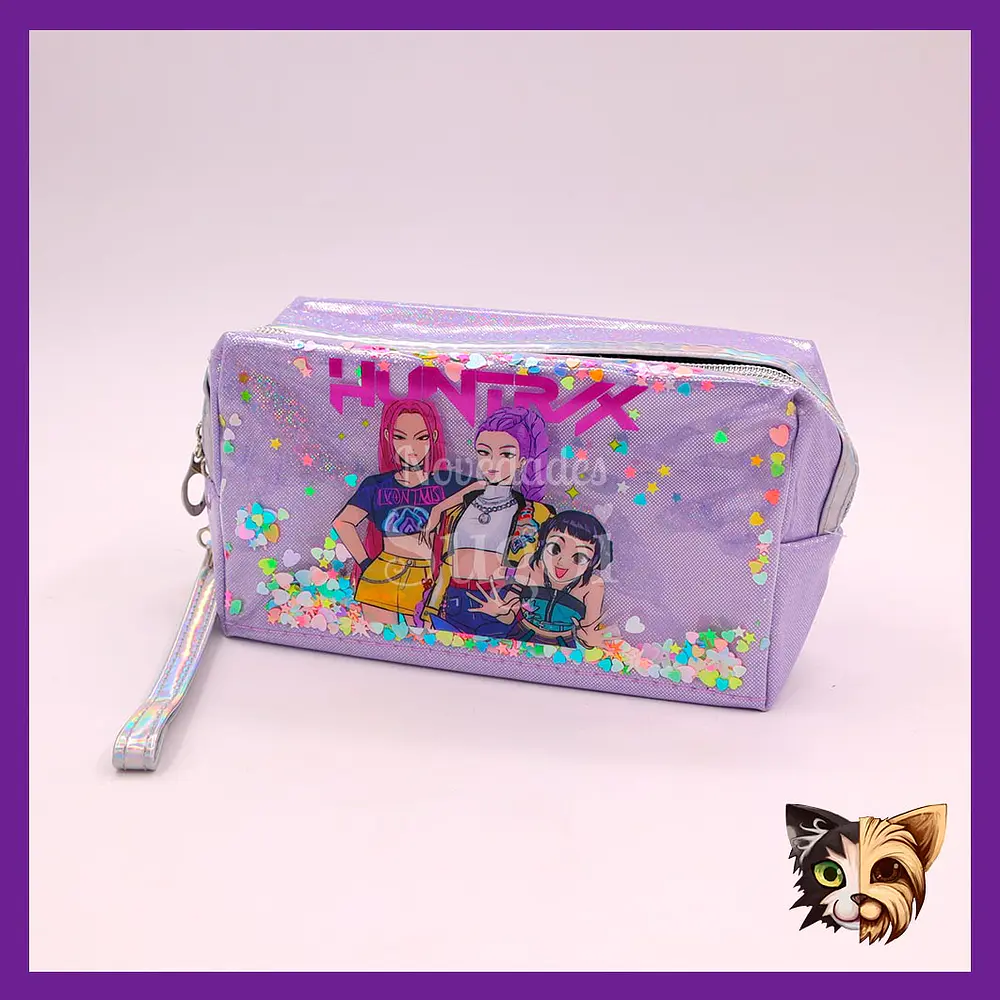 Estuche guerreras K-pop glitter 