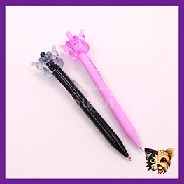 Lápiz Kuromi Cristal Tinta azul