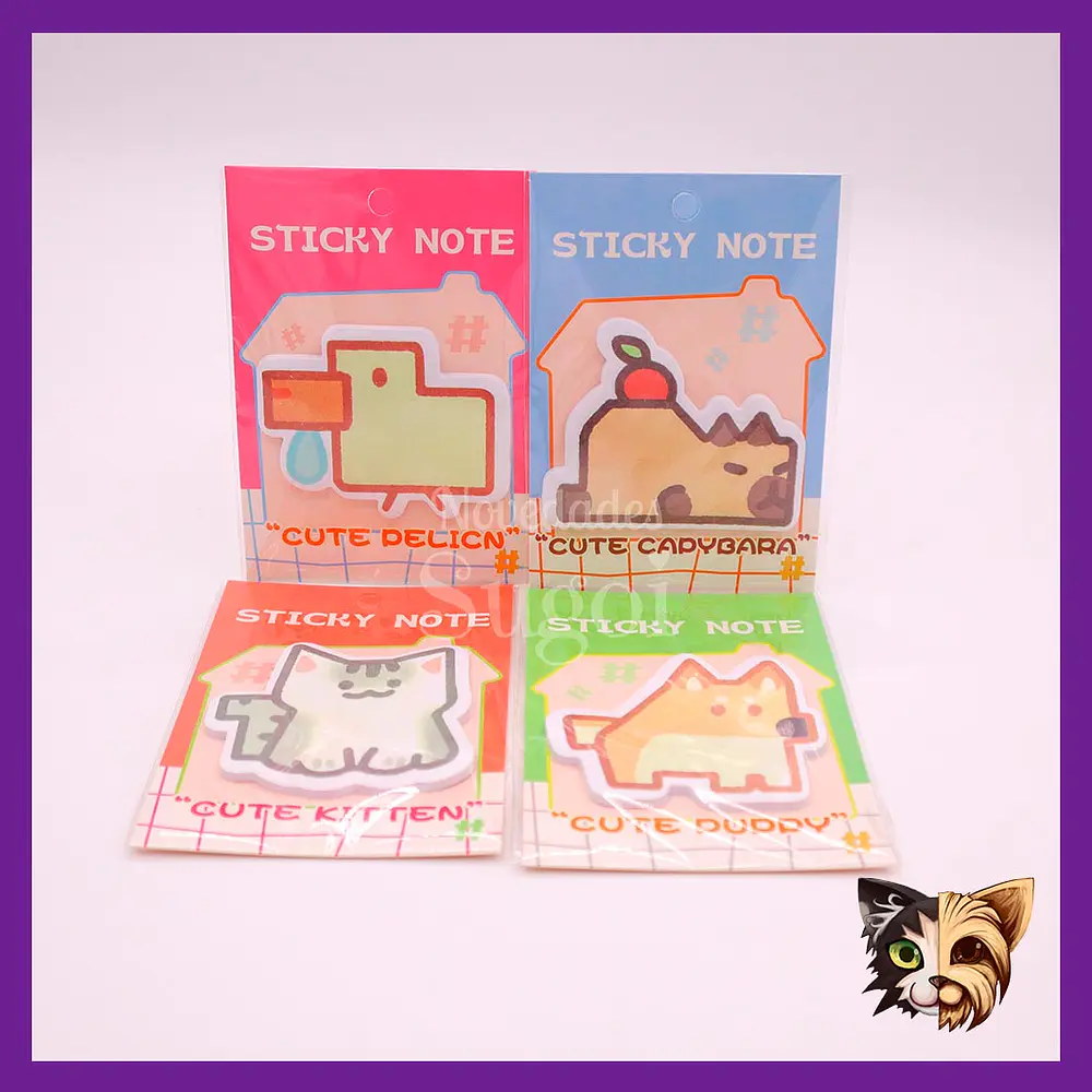 Sticky note animalitos