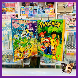 Cuaderno Pokemon Tapa dura