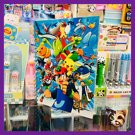 Cuaderno Pokemon Tapa dura