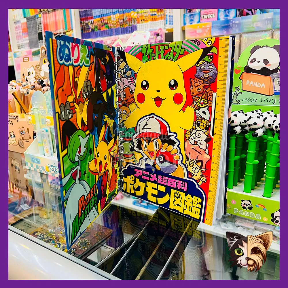 Cuaderno Pokemon Tapa dura