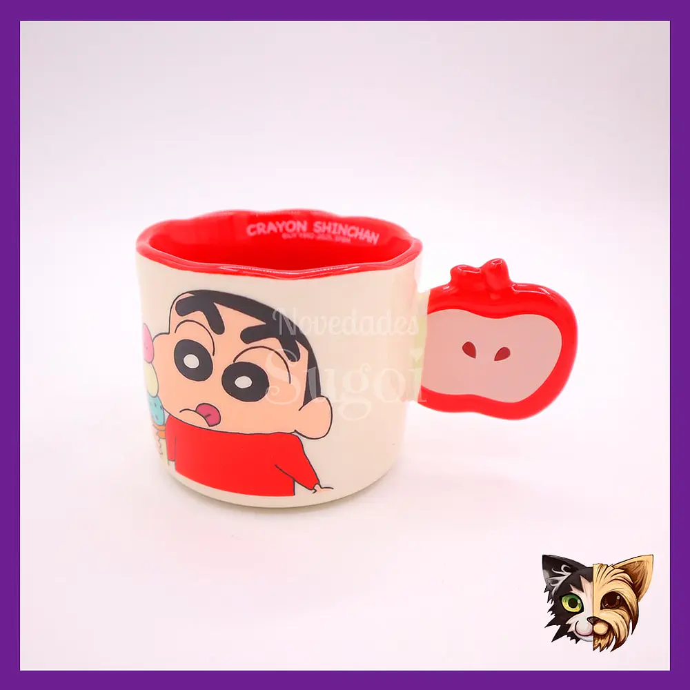 Taza Shin Chan fruta