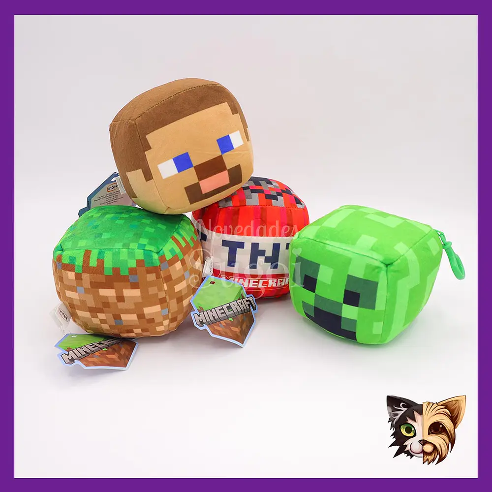 Cubo Minecraft peluche