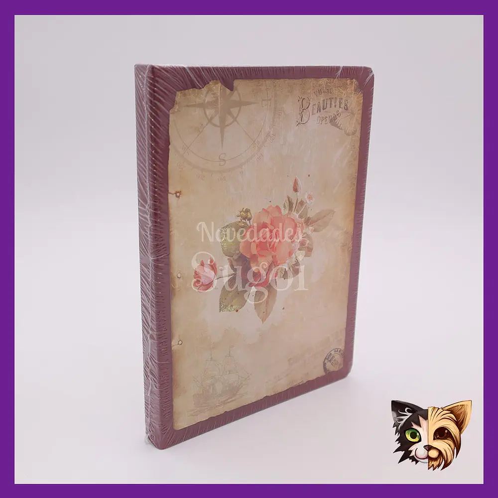 Libreta vintage Flores