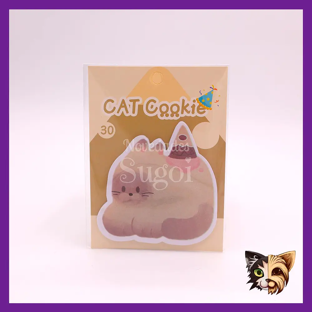 Post it Cat cookie
