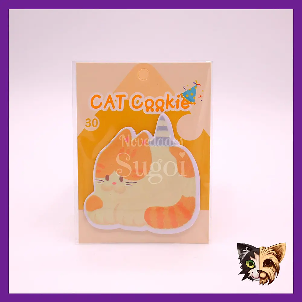 Post it Cat cookie
